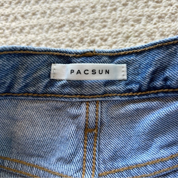 Pacsun Ultra High Rise Distressed Jean Shorts - Picture 5 of 6